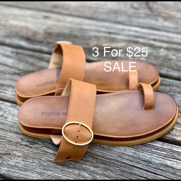 sophia milano leather sandals